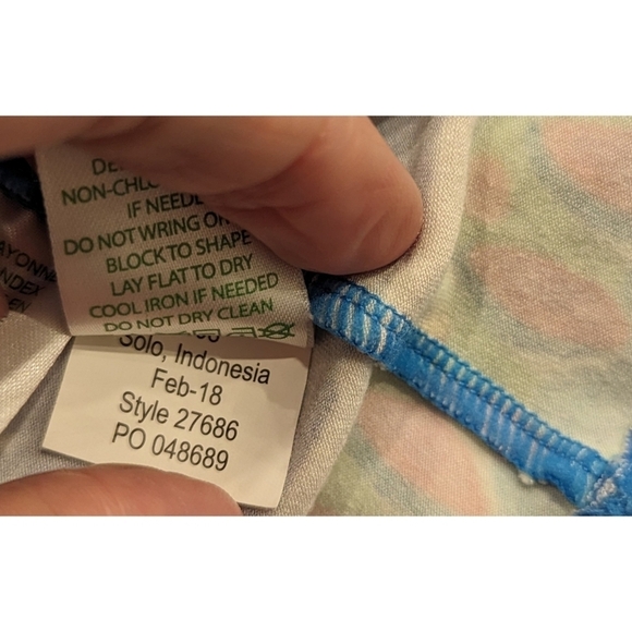 Lilly Pulitzer Sophiletta Dress in Bennet Blue Showstopper Print UPF 50+ Size XS - Picture 5 of 7